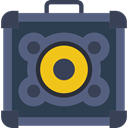 Music Box, speaker, Audio Box, music, Amplifier, sound box DarkSlateGray icon