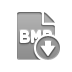 Down, File, Format, Bmp DarkGray icon