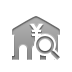 yen, Bank, zoom Gray icon