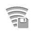 broadband, Diskette Gray icon
