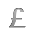 sign, pound, Currency Gray icon