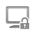 Lock, monitor, open Icon