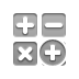 calculator, Add, button DarkGray icon