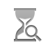 Hourglass, zoom Gray icon
