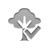 Tree, checkmark Gray icon