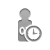 Clock, ounce, weight DarkGray icon