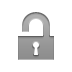 Lock, open DarkGray icon