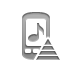 pyramid, ringtone Icon