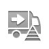pyramid, dispatch Gray icon