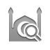 Mosque, zoom Gray icon