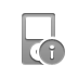 ipod, Info Gray icon
