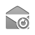 Reload, envelope, open Gray icon
