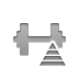 weight, pyramid Icon