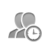 Clock, Couple DarkGray icon