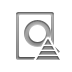 preview, pyramid Gray icon