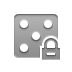 dice, Lock, Game DarkGray icon