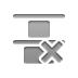 cross, Top, vertical, distribute Gray icon