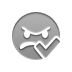 checkmark, smiley, Angry DarkGray icon