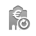 Euro, Bank, Reload DarkGray icon