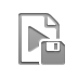 Diskette, playlist Gray icon