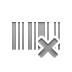 cross, Barcode Icon