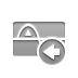 Left, wave, amplify, amplitude DarkGray icon