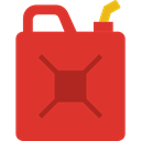 petrol, Gas, Can, transport, gasoline Crimson icon