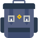 baggage, Backpack, luggage, travel, Bags DimGray icon