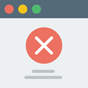 Multimedia, interface, Error, website, web page, Browser, html, cancel WhiteSmoke icon