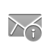 Info, envelope DarkGray icon