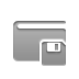 wallet, Diskette DarkGray icon