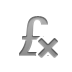 cross, Currency, pound, sign Gray icon