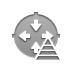 router, pyramid Gray icon
