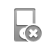 ipod, Close Gray icon