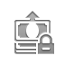 tax, Lock Gray icon