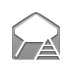 open, envelope, pyramid Icon