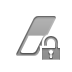 open, Lock, Eraser Icon