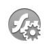 firework, Gear Gray icon