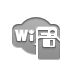 Diskette, Wifi Gray icon