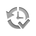 history, checkmark Gray icon