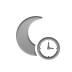Clock, Moon Icon