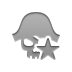 star, Piracy DarkGray icon