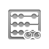 Abacus, Binoculars Gray icon