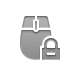 Lock, Mouse DarkGray icon