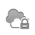 Lock, subnet DarkGray icon
