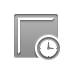 Clock, square DarkGray icon