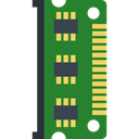 technology, processor, Cpu, Ram Memory, Chip, electronic ForestGreen icon