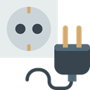 electronic, technology, plug, Socket Lavender icon