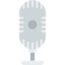 Microphone, Voice Recording, sound, technology, radio, vintage Black icon