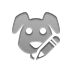 pencil, dog DarkGray icon
